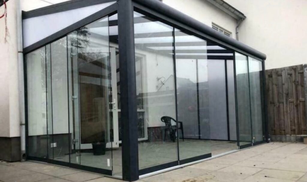 zabudowy szklane tarasów